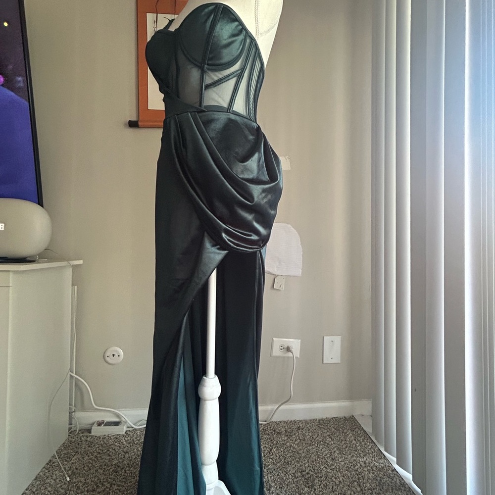 Windsor Dark Green Maxi Dress